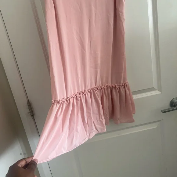 Amanda Uprichard Soft Pink Chiffon Blouse - Picture 2 of 8